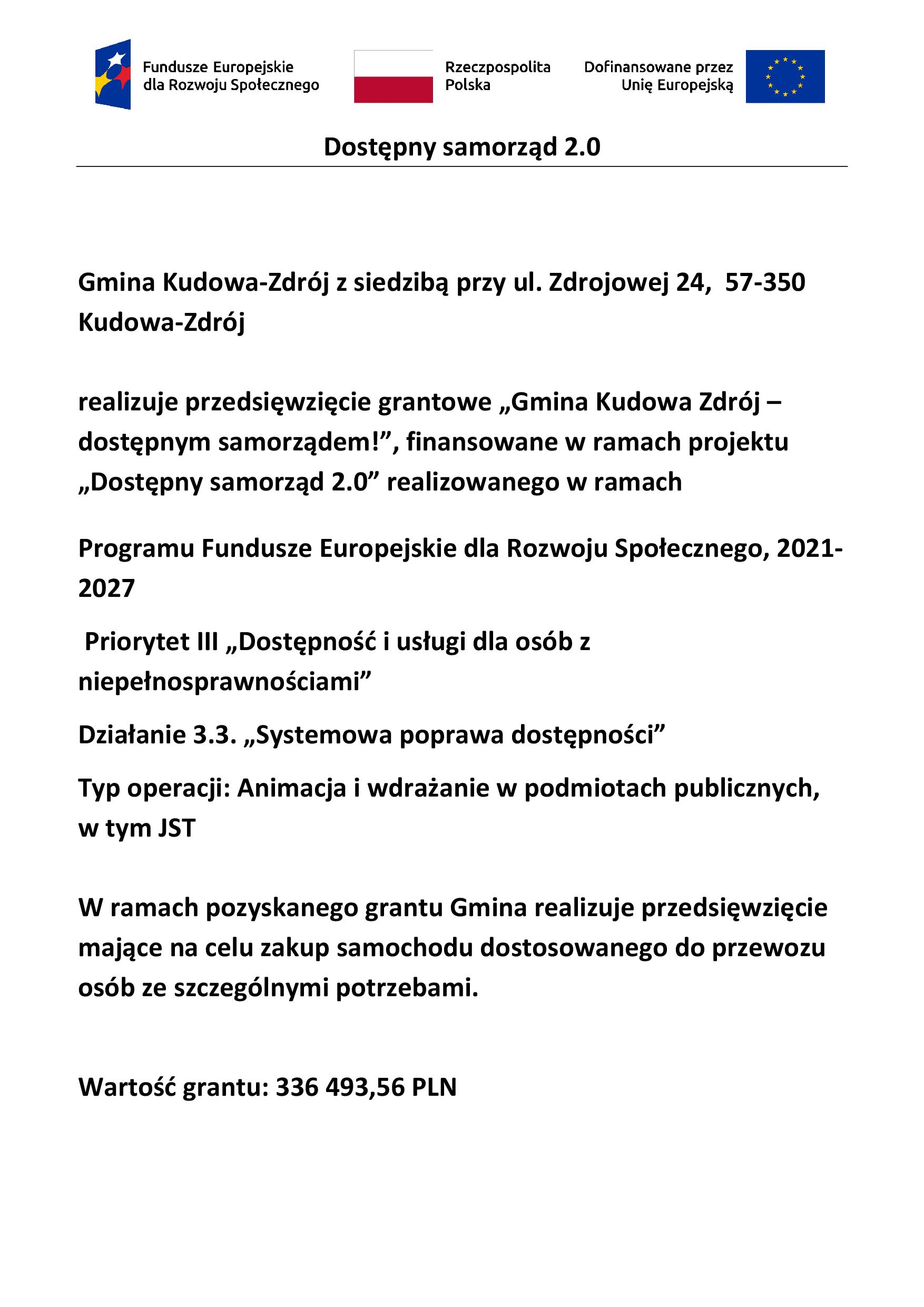 Dostępny samorząd 2.0